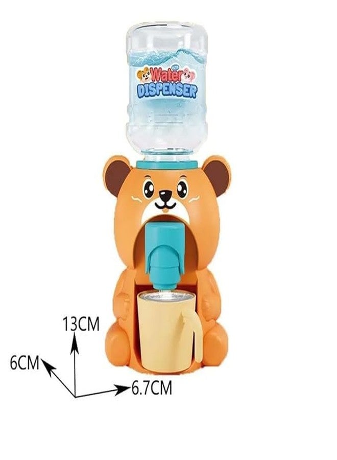 Coracy Bear-Shaped Kids Water Dispenser Toy - Mini Drinking Fountain for Water, Juice, Milk - Cartoon Clay Kitchen Toy for Boys & Girls - Image 2